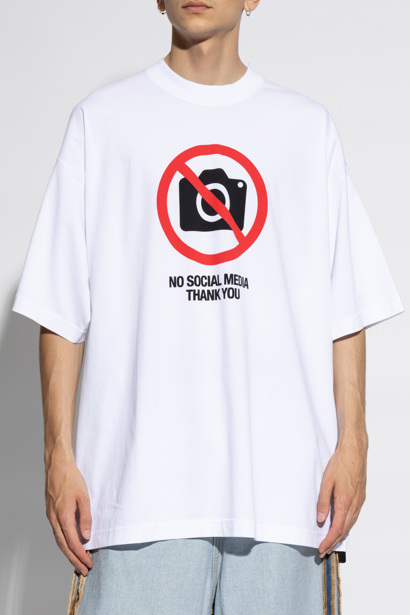 SchaferandweinerShops Botswana - shirt with logo VETEMENTS